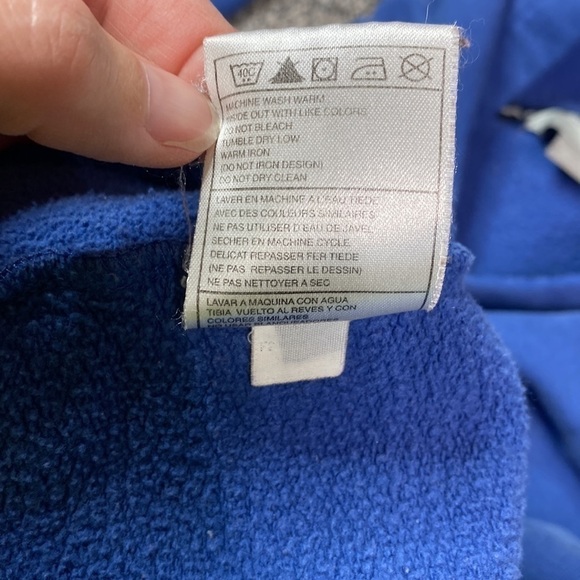 Vintage Nike There Is No Finish Line Blue Hooded Sweatshirt XL 90s - Picture 6 of 10